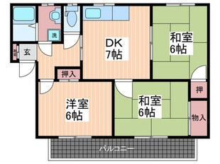 ルミエ－ル石堂の物件間取画像